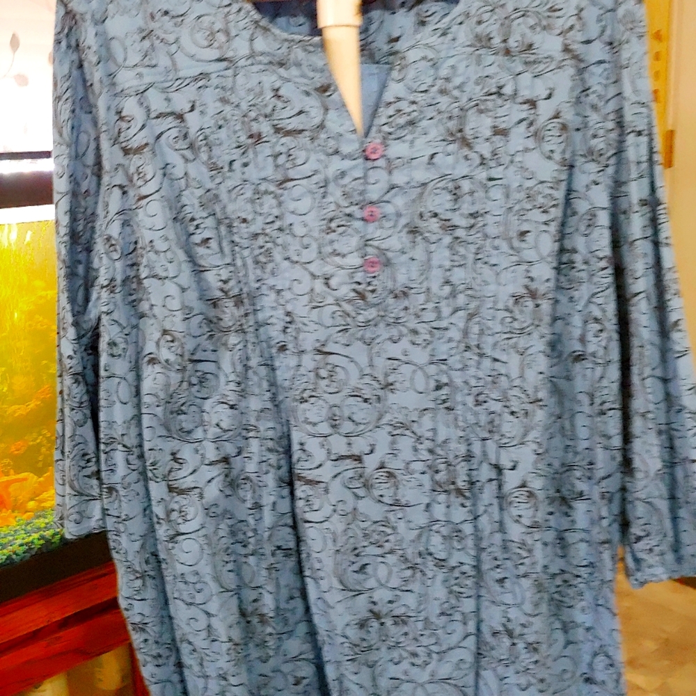 Catherine's Pleated Tunic Top 3x